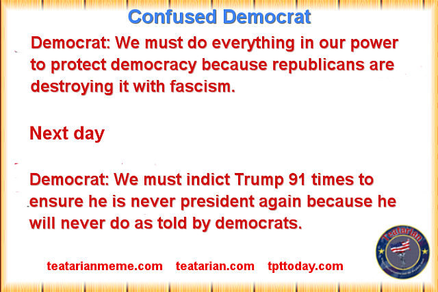 next day dem save democract from trump