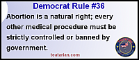 democrat rule 36