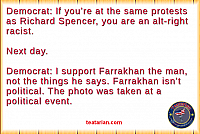 dem racist farrakhn