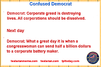 next day dem corporate greed